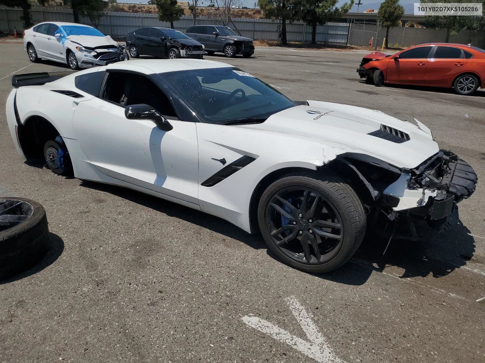 2019 Chevrolet Corvette Stingray 1Lt VIN: 1G1YB2D7XK5105286 Lot: 66349734