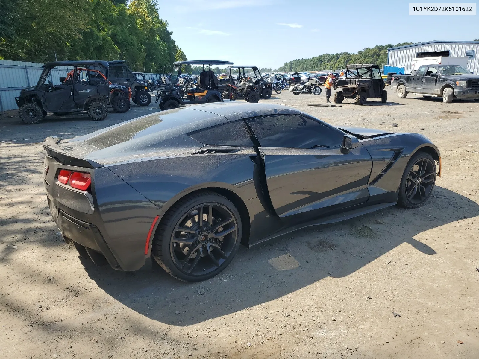 1G1YK2D72K5101622 2019 Chevrolet Corvette Stingray Z51 2Lt