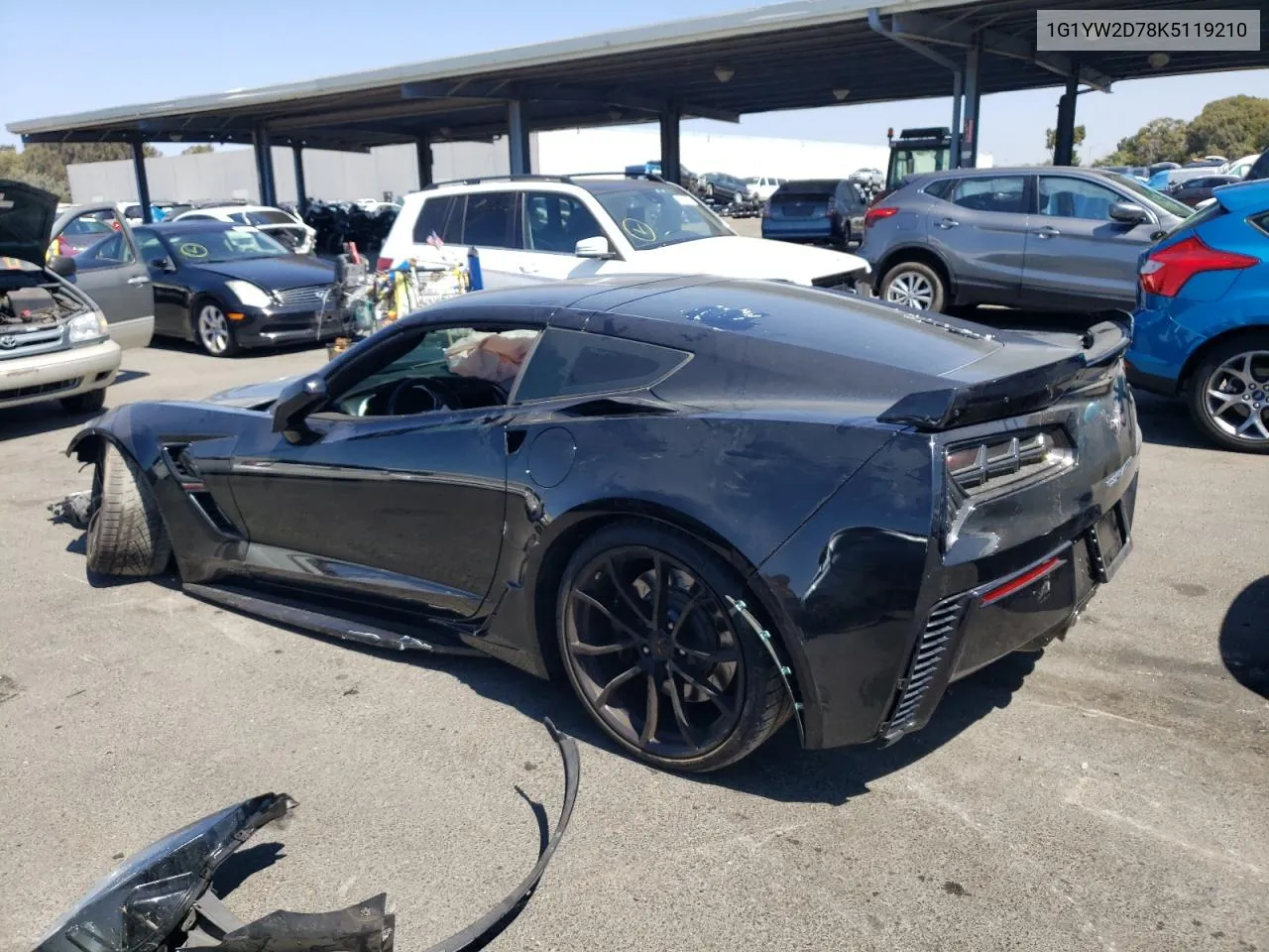 2019 Chevrolet Corvette Grand Sport 1Lt VIN: 1G1YW2D78K5119210 Lot: 69526544