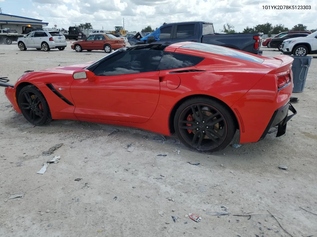 1G1YK2D78K5123303 2019 Chevrolet Corvette Stingray Z51 2Lt