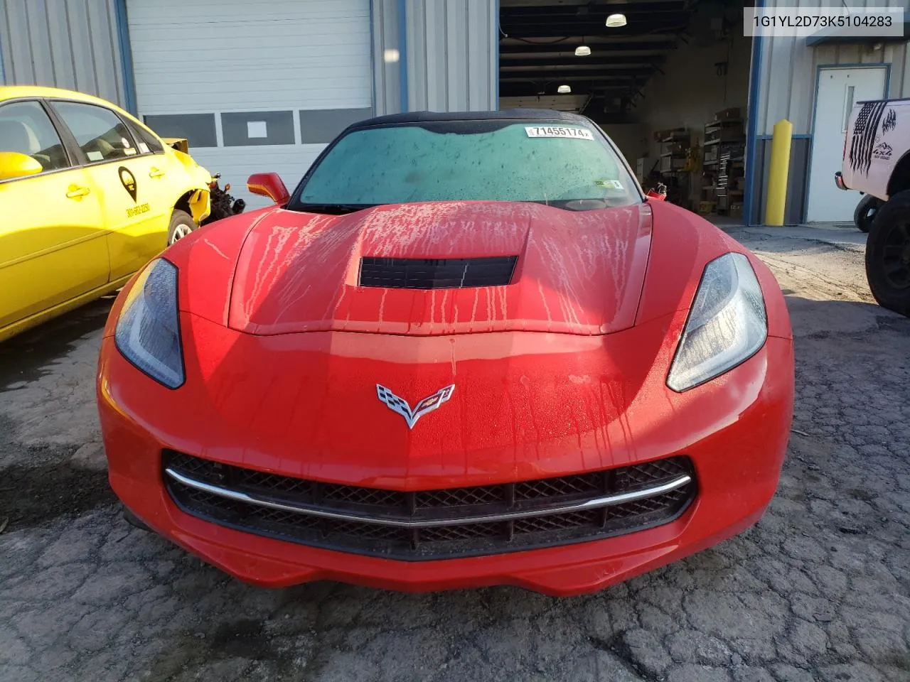 1G1YL2D73K5104283 2019 Chevrolet Corvette Stingray Z51 3Lt