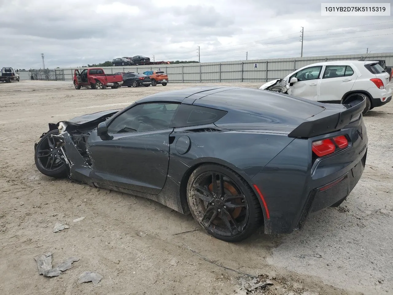 2019 Chevrolet Corvette Stingray 1Lt VIN: 1G1YB2D75K5115319 Lot: 71682174