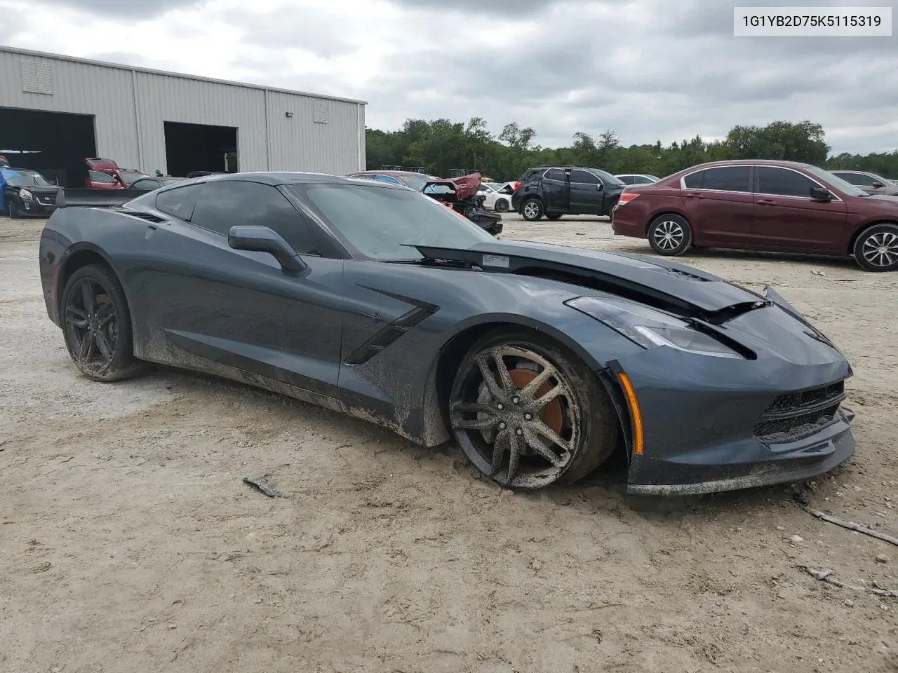 1G1YB2D75K5115319 2019 Chevrolet Corvette Stingray 1Lt