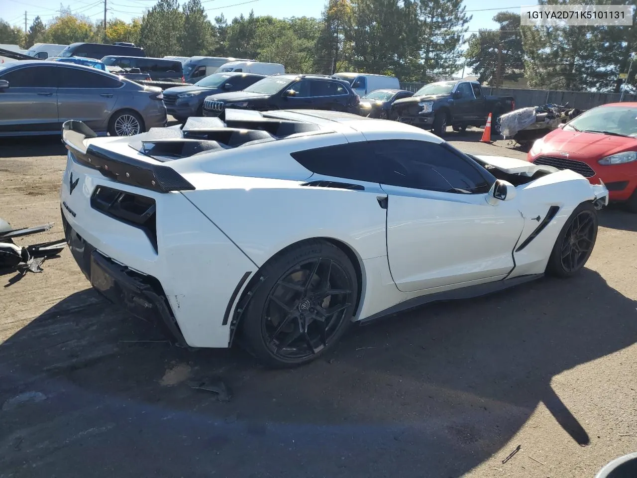 2019 Chevrolet Corvette Stingray 1Lt VIN: 1G1YA2D71K5101131 Lot: 71799024