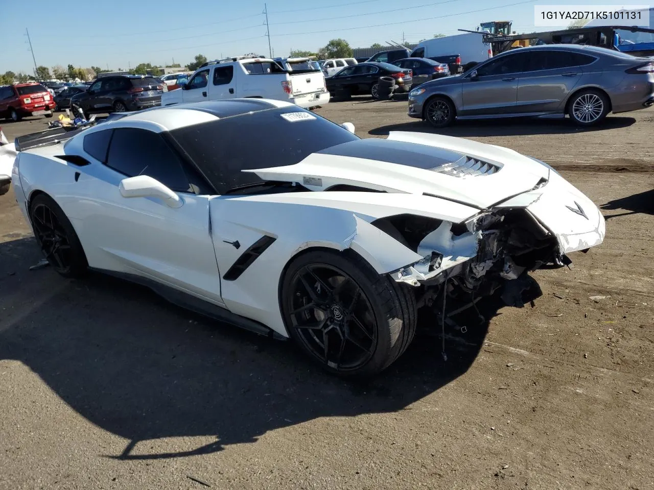 2019 Chevrolet Corvette Stingray 1Lt VIN: 1G1YA2D71K5101131 Lot: 71799024