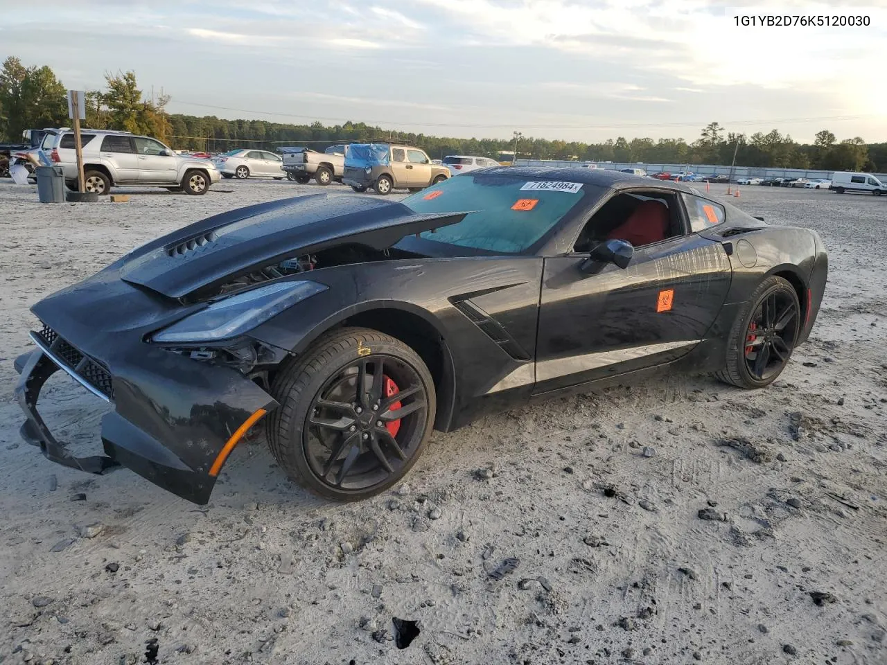 2019 Chevrolet Corvette Stingray 1Lt VIN: 1G1YB2D76K5120030 Lot: 71824984