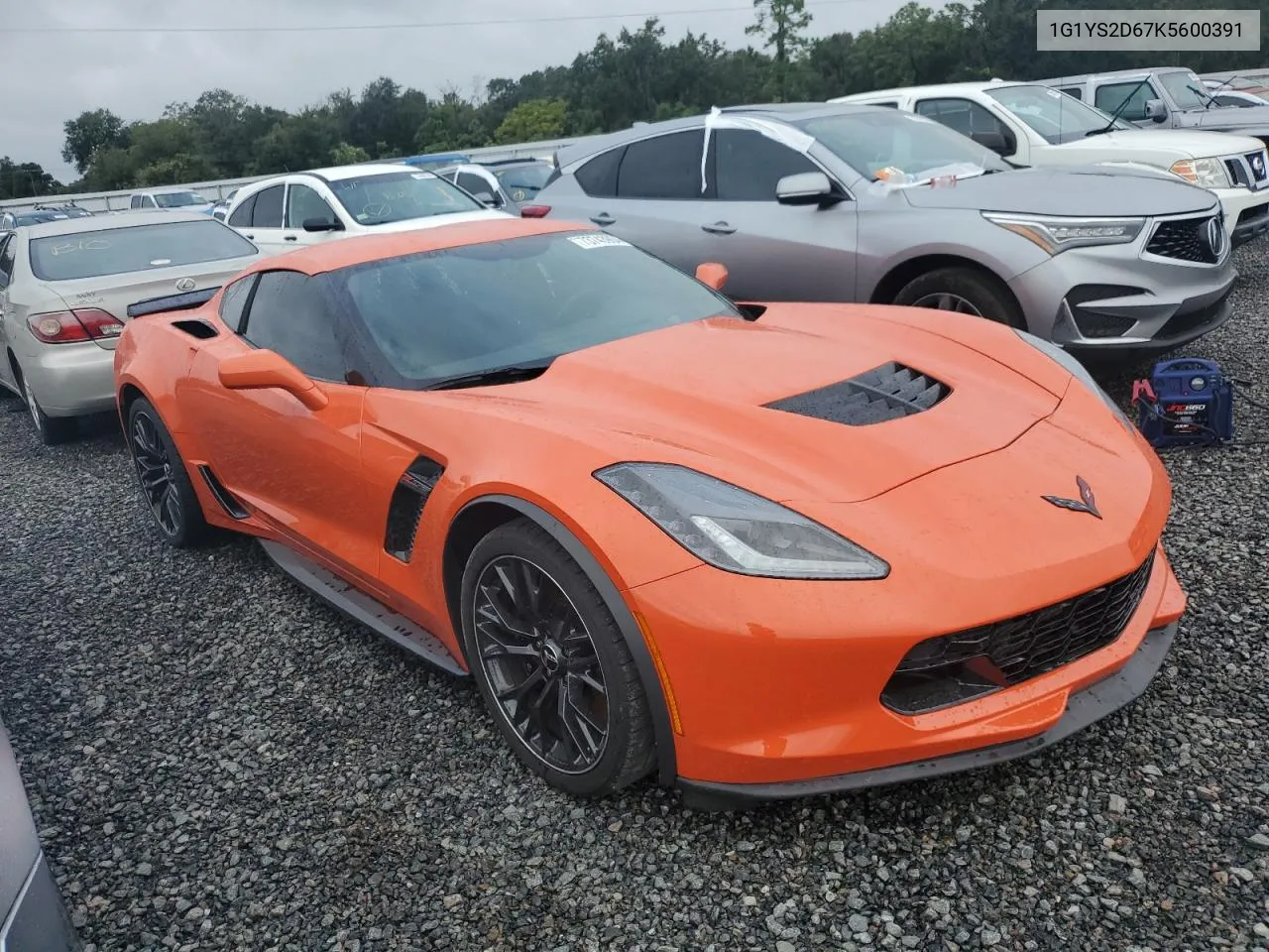 2019 Chevrolet Corvette Z06 2Lz VIN: 1G1YS2D67K5600391 Lot: 73743904