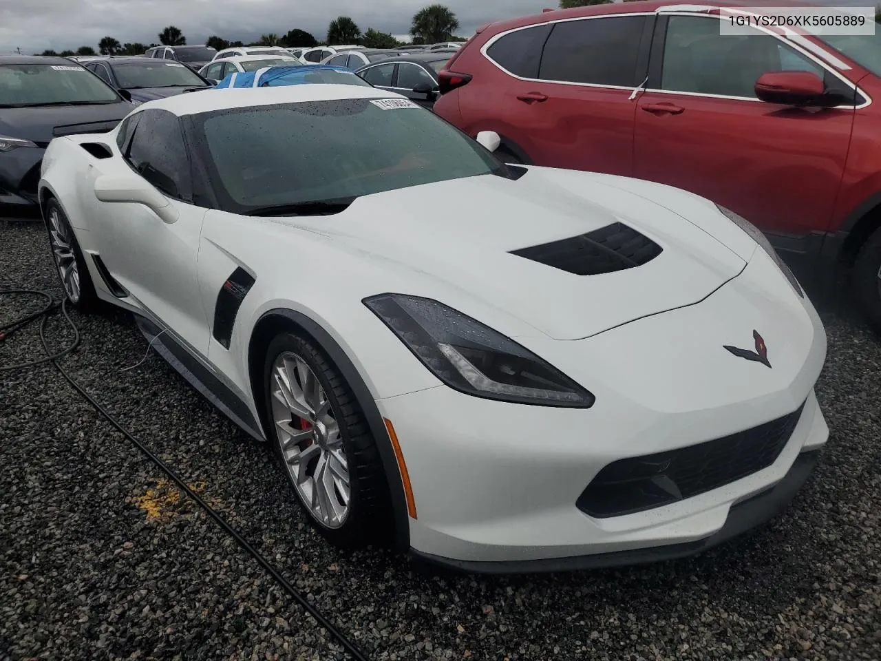 2019 Chevrolet Corvette Z06 2Lz VIN: 1G1YS2D6XK5605889 Lot: 74106054