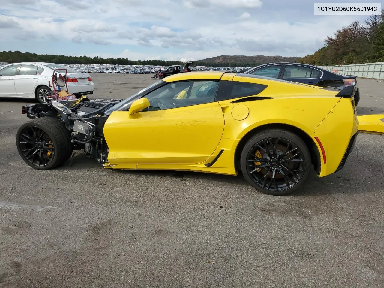 2019 Chevrolet Corvette Z06 3Lz VIN: 1G1YU2D60K5601943 Lot: 74109314