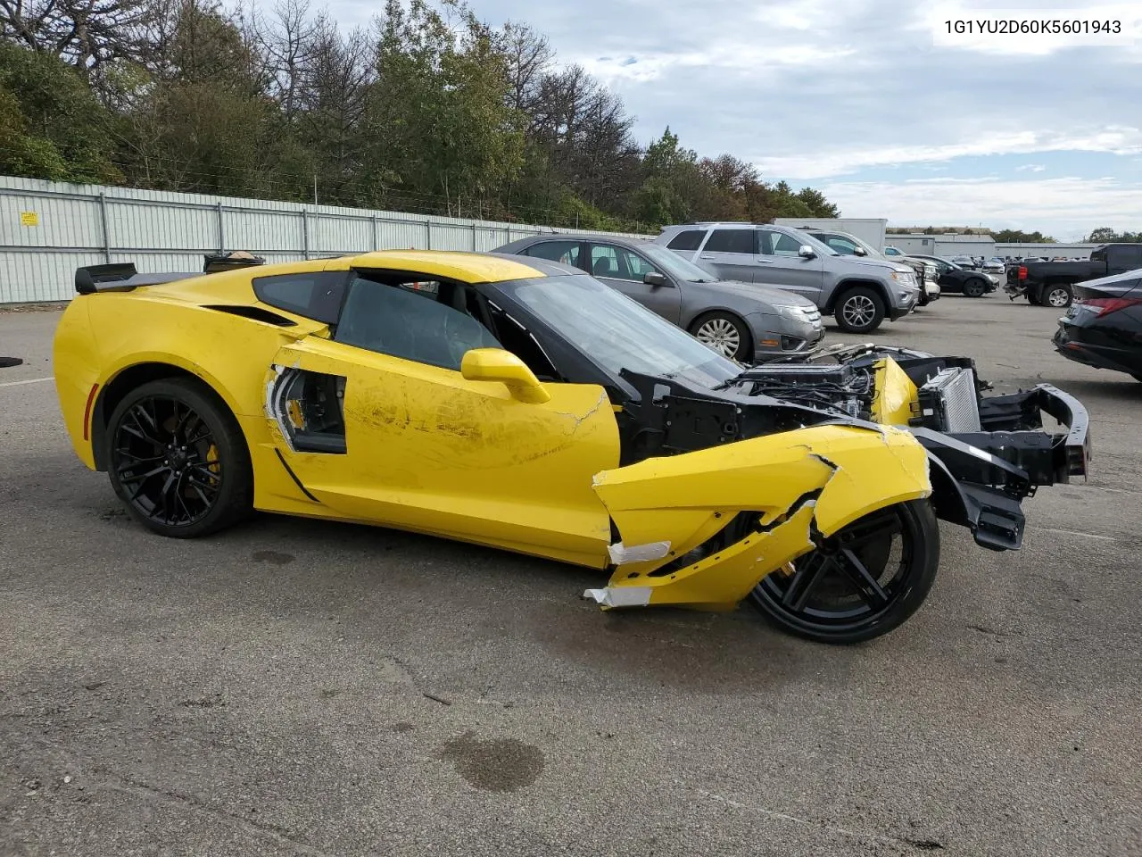 2019 Chevrolet Corvette Z06 3Lz VIN: 1G1YU2D60K5601943 Lot: 74109314