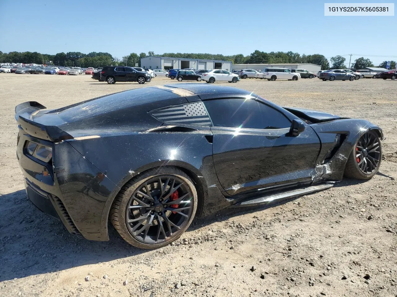 2019 Chevrolet Corvette Z06 2Lz VIN: 1G1YS2D67K5605381 Lot: 74123374