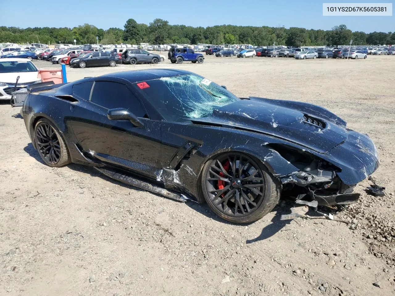 2019 Chevrolet Corvette Z06 2Lz VIN: 1G1YS2D67K5605381 Lot: 74123374