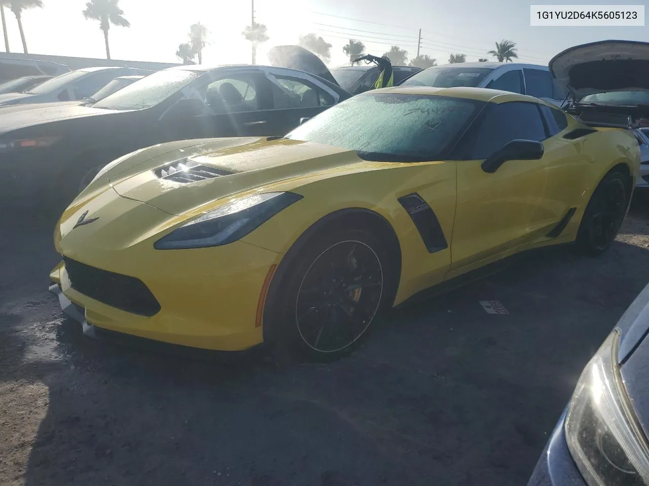 2019 Chevrolet Corvette Z06 3Lz VIN: 1G1YU2D64K5605123 Lot: 74478664