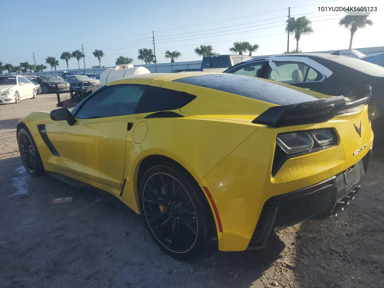 2019 Chevrolet Corvette Z06 3Lz VIN: 1G1YU2D64K5605123 Lot: 74478664