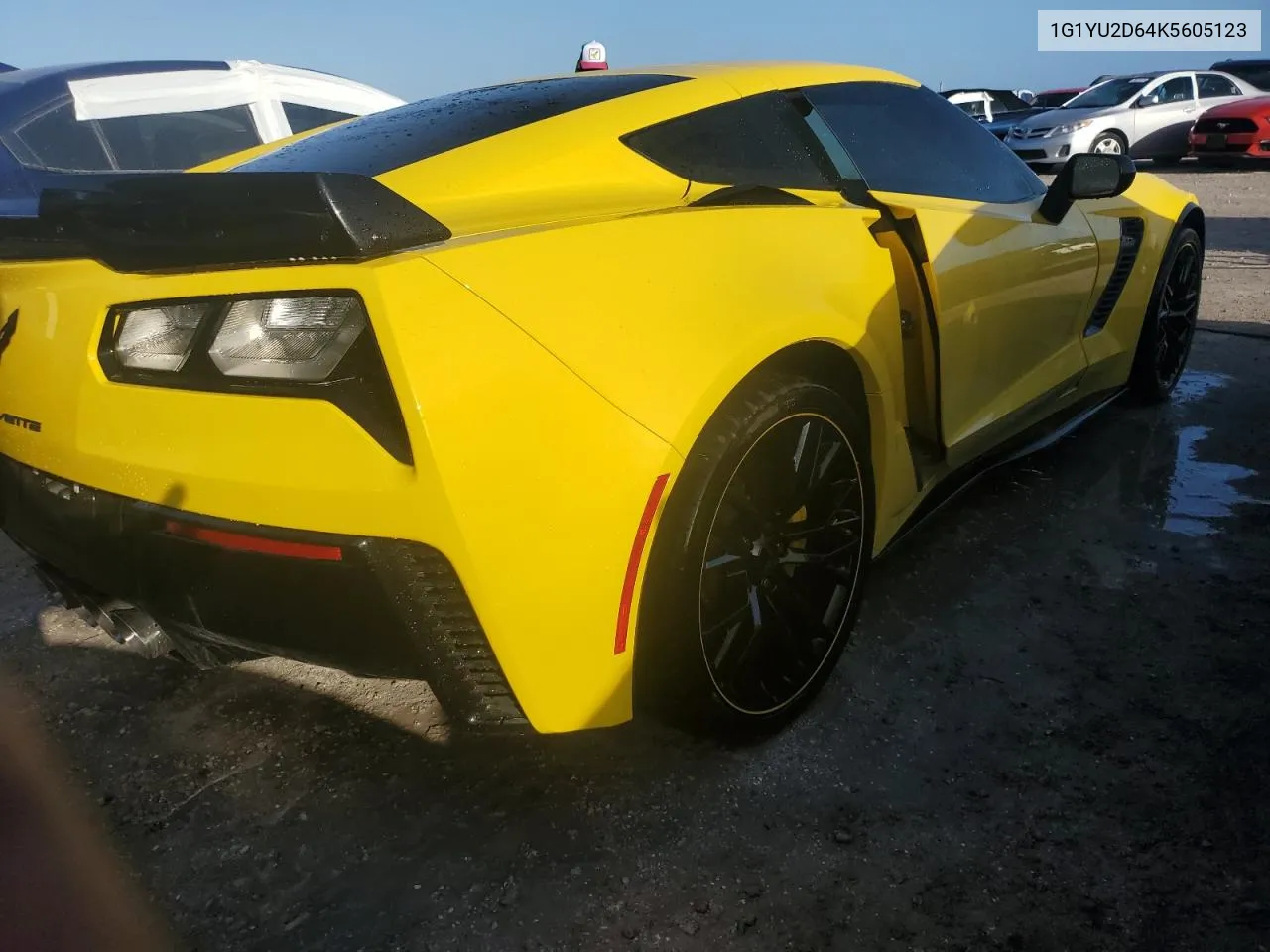 2019 Chevrolet Corvette Z06 3Lz VIN: 1G1YU2D64K5605123 Lot: 74478664