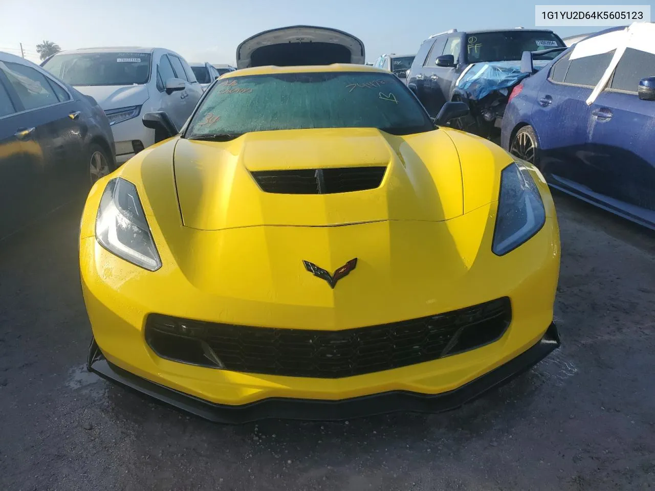 2019 Chevrolet Corvette Z06 3Lz VIN: 1G1YU2D64K5605123 Lot: 74478664