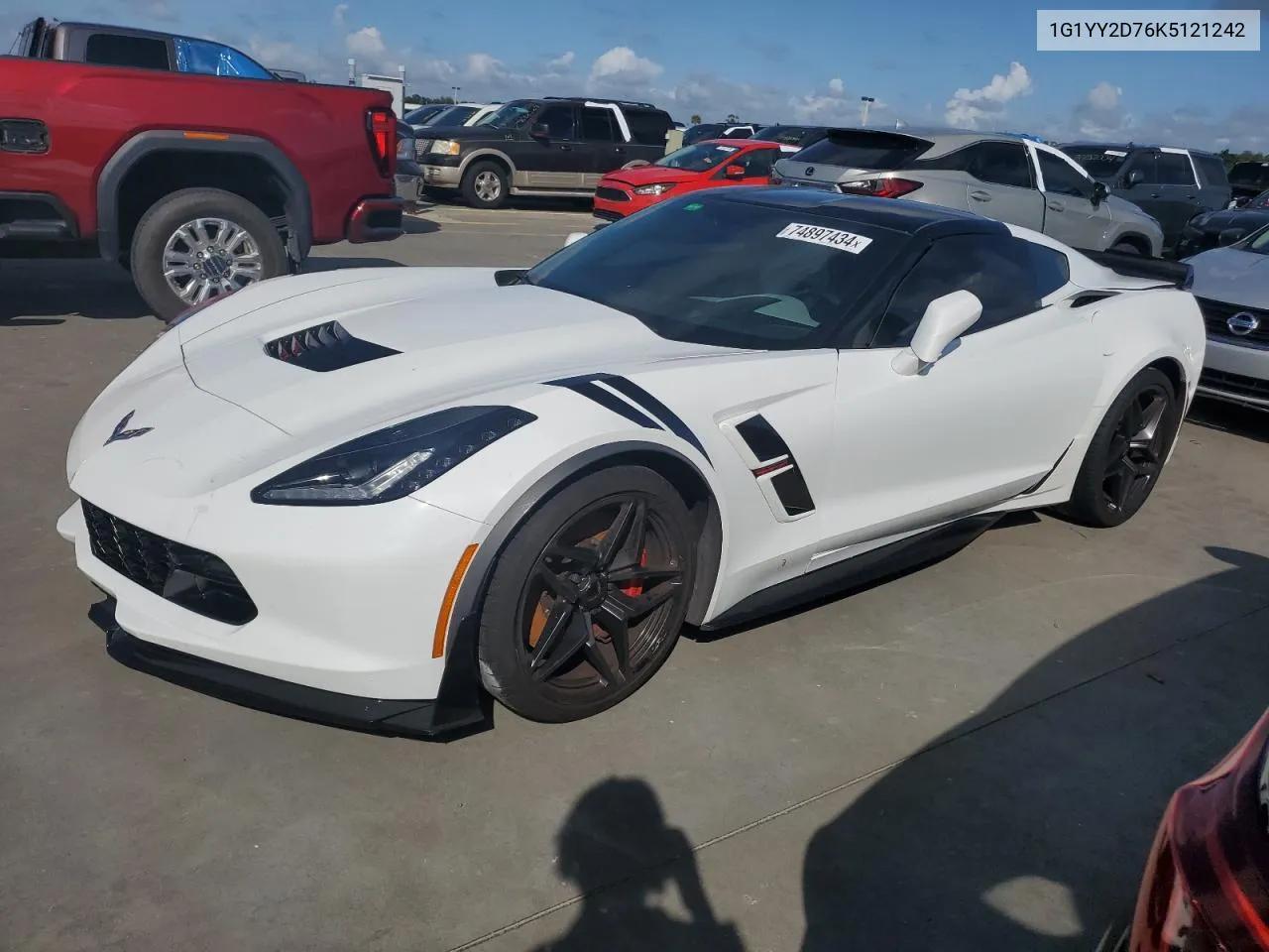 2019 Chevrolet Corvette Grand Sport 2Lt VIN: 1G1YY2D76K5121242 Lot: 74897434