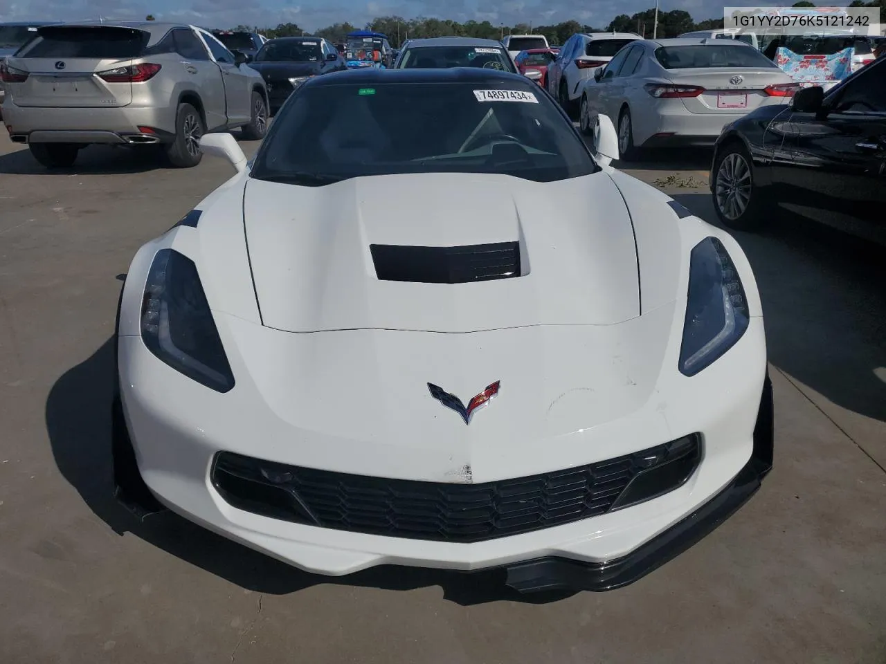 2019 Chevrolet Corvette Grand Sport 2Lt VIN: 1G1YY2D76K5121242 Lot: 74897434