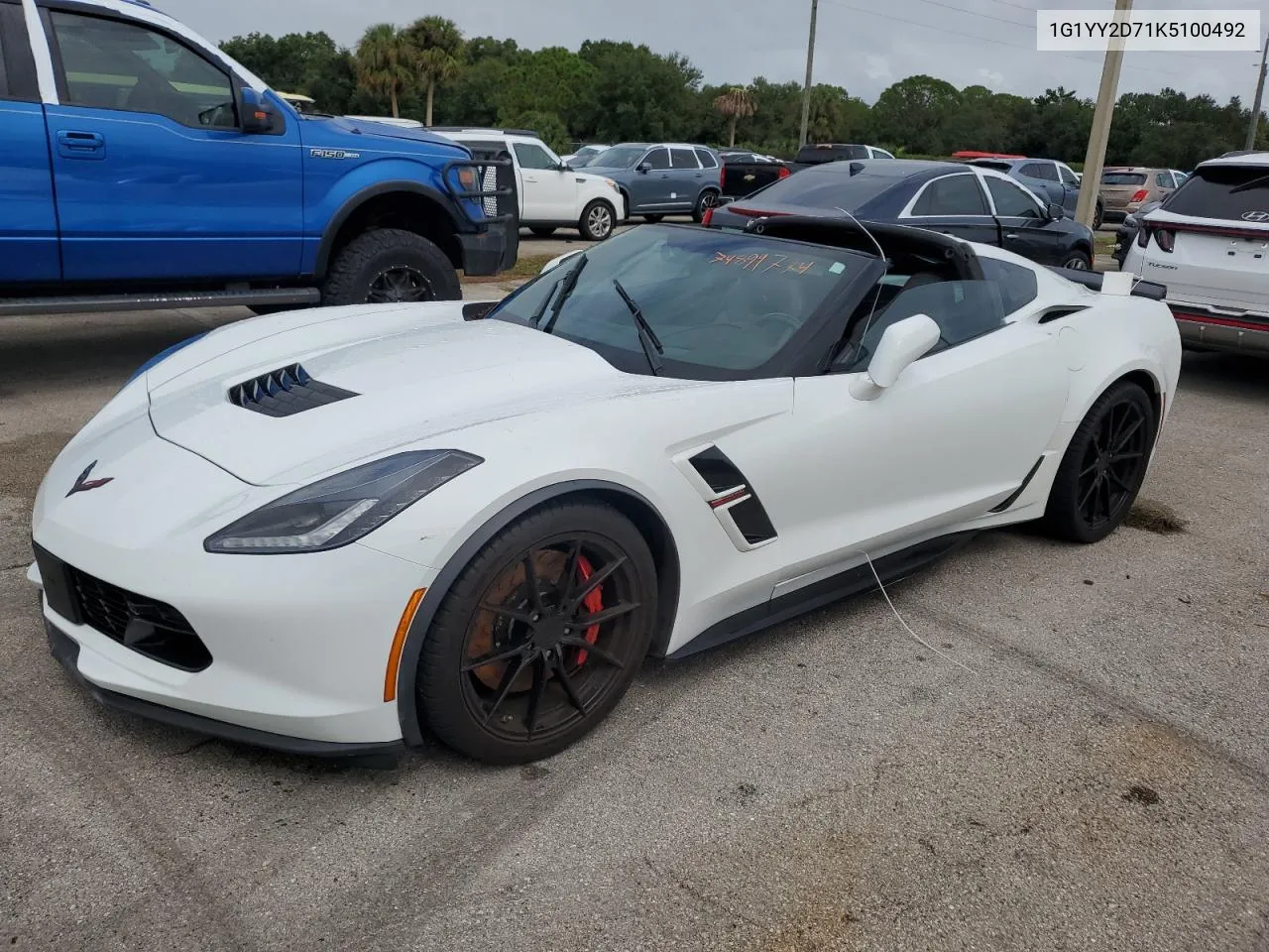 2019 Chevrolet Corvette Grand Sport 2Lt VIN: 1G1YY2D71K5100492 Lot: 74899774