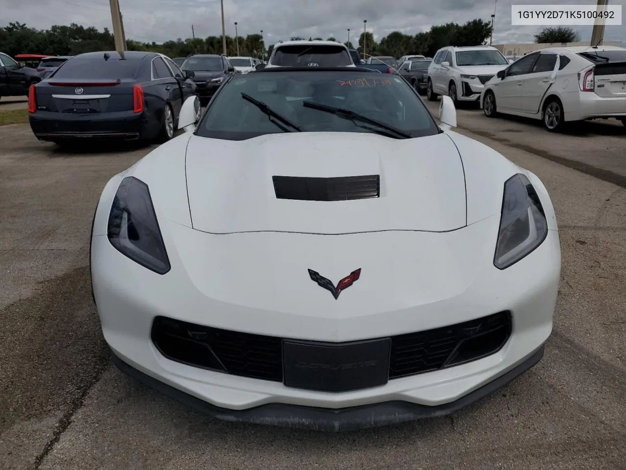 2019 Chevrolet Corvette Grand Sport 2Lt VIN: 1G1YY2D71K5100492 Lot: 74899774