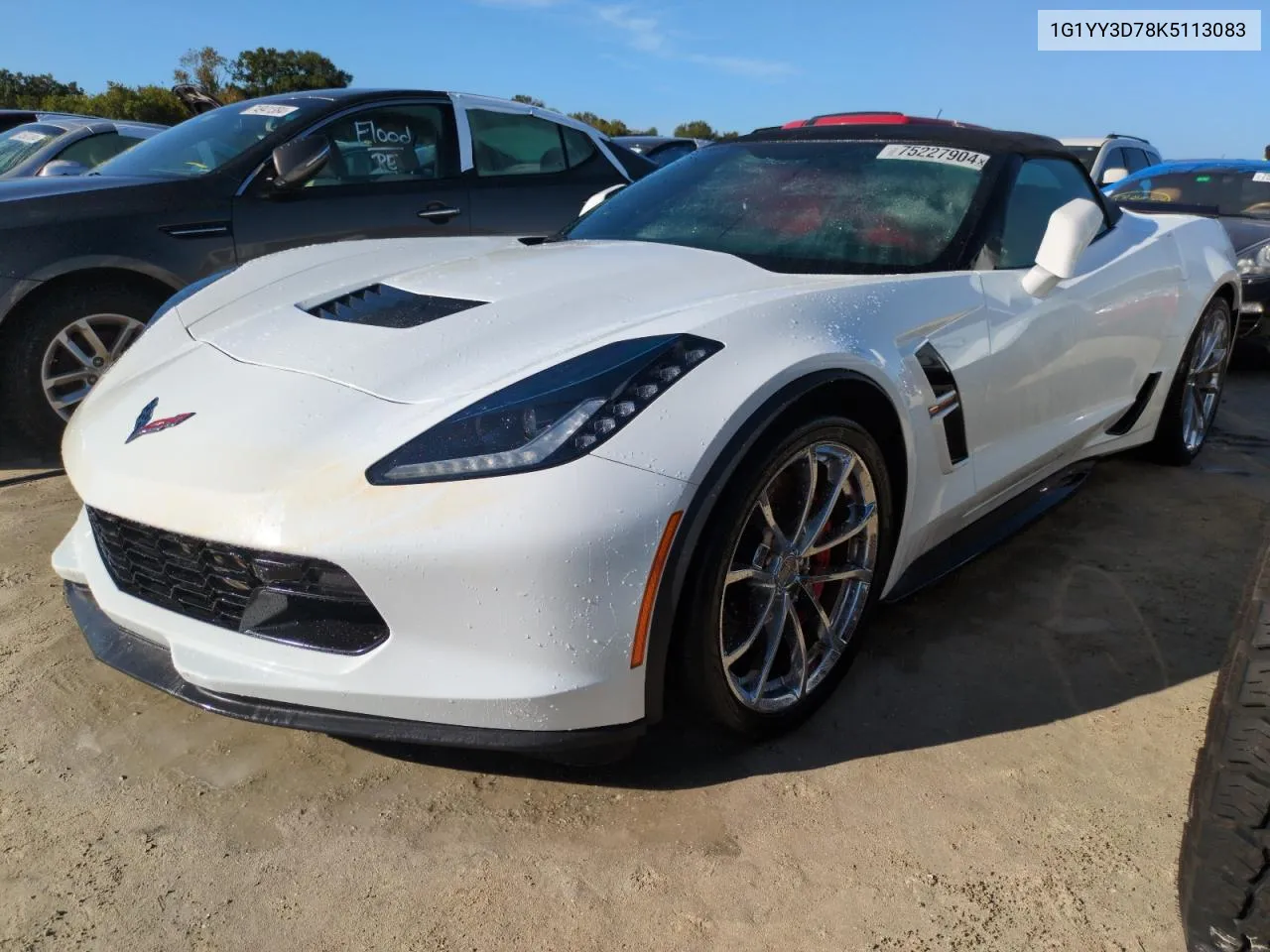 2019 Chevrolet Corvette Grand Sport 2Lt VIN: 1G1YY3D78K5113083 Lot: 75227904