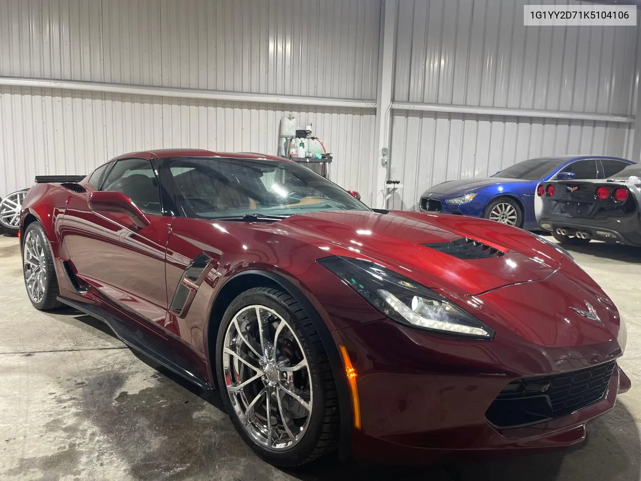 2019 Chevrolet Corvette Grand Sport 2Lt VIN: 1G1YY2D71K5104106 Lot: 75502304