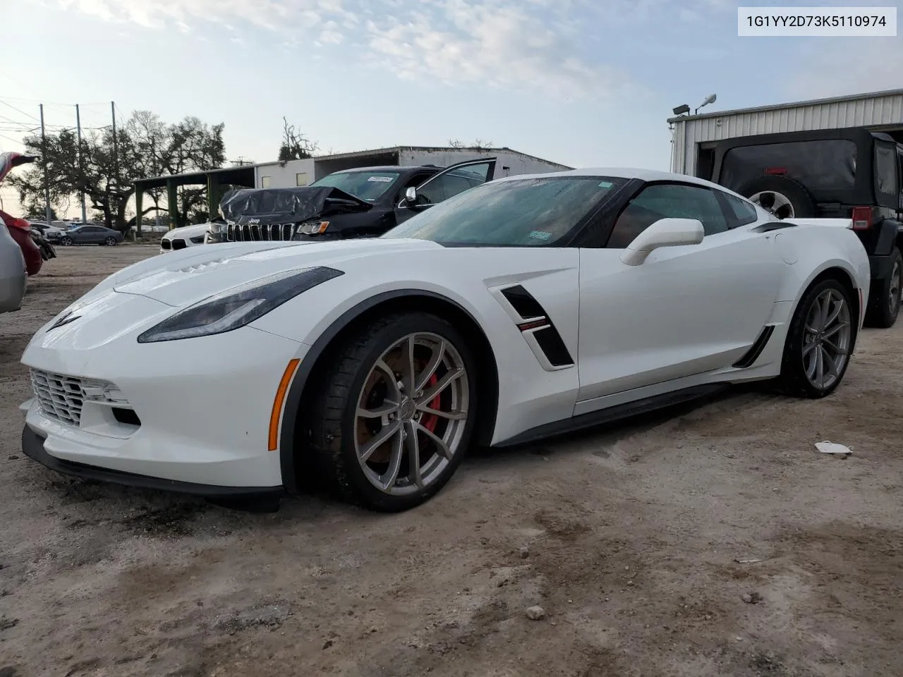 2019 Chevrolet Corvette Grand Sport 2Lt VIN: 1G1YY2D73K5110974 Lot: 75684654