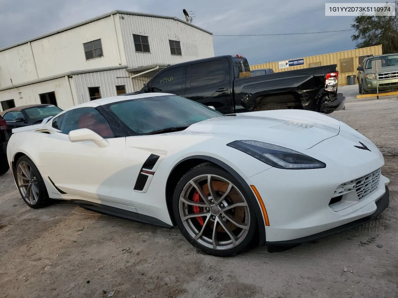 2019 Chevrolet Corvette Grand Sport 2Lt VIN: 1G1YY2D73K5110974 Lot: 75684654