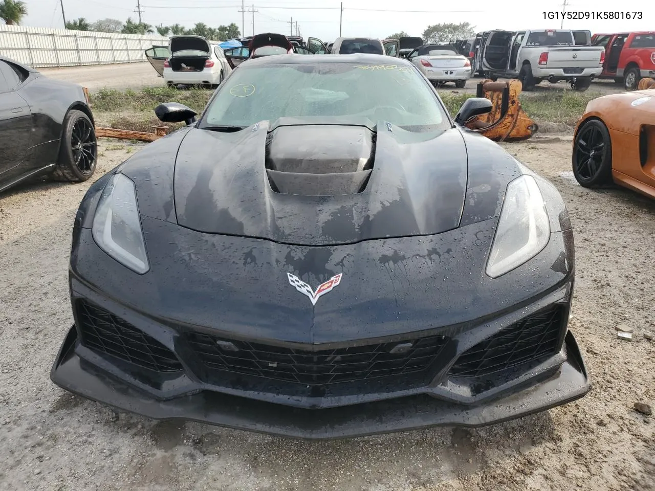 1G1Y52D91K5801673 2019 Chevrolet Corvette Zr-1 3Zr