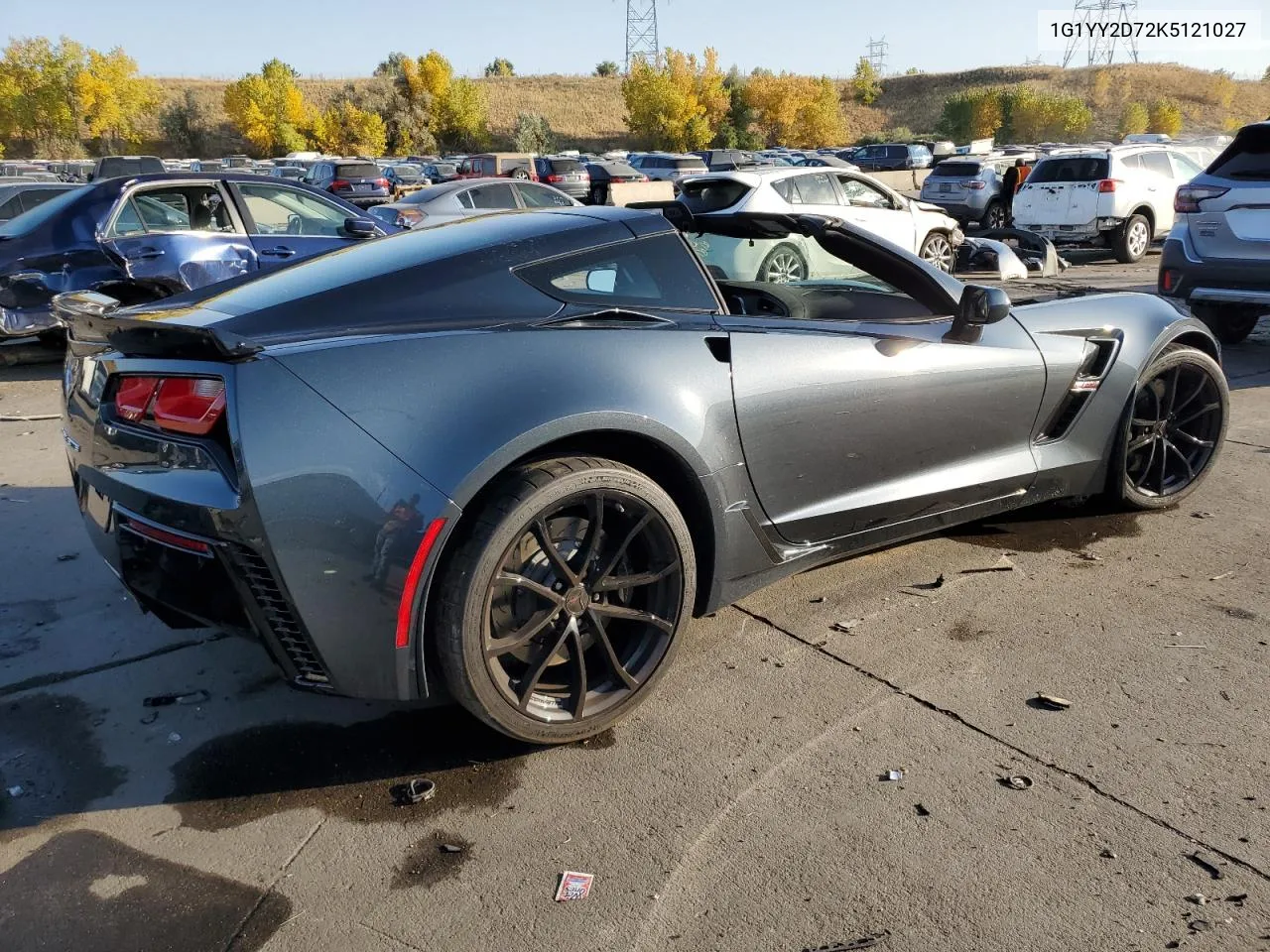 2019 Chevrolet Corvette Grand Sport 2Lt VIN: 1G1YY2D72K5121027 Lot: 76281484