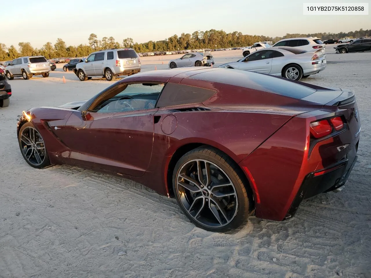 2019 Chevrolet Corvette Stingray 1Lt VIN: 1G1YB2D75K5120858 Lot: 76556084