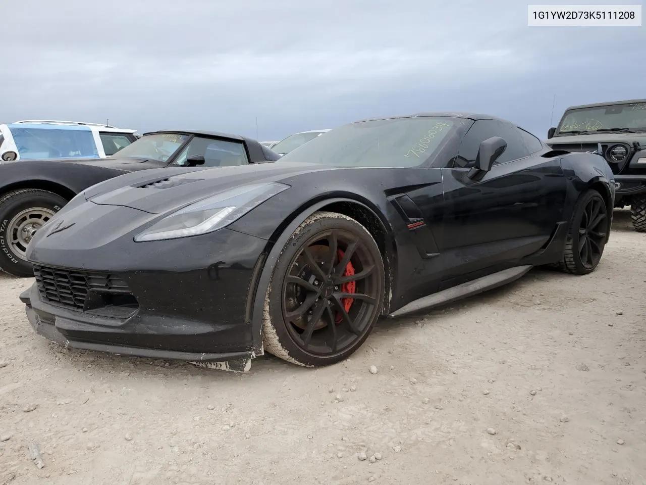 1G1YW2D73K5111208 2019 Chevrolet Corvette Grand Sport 1Lt