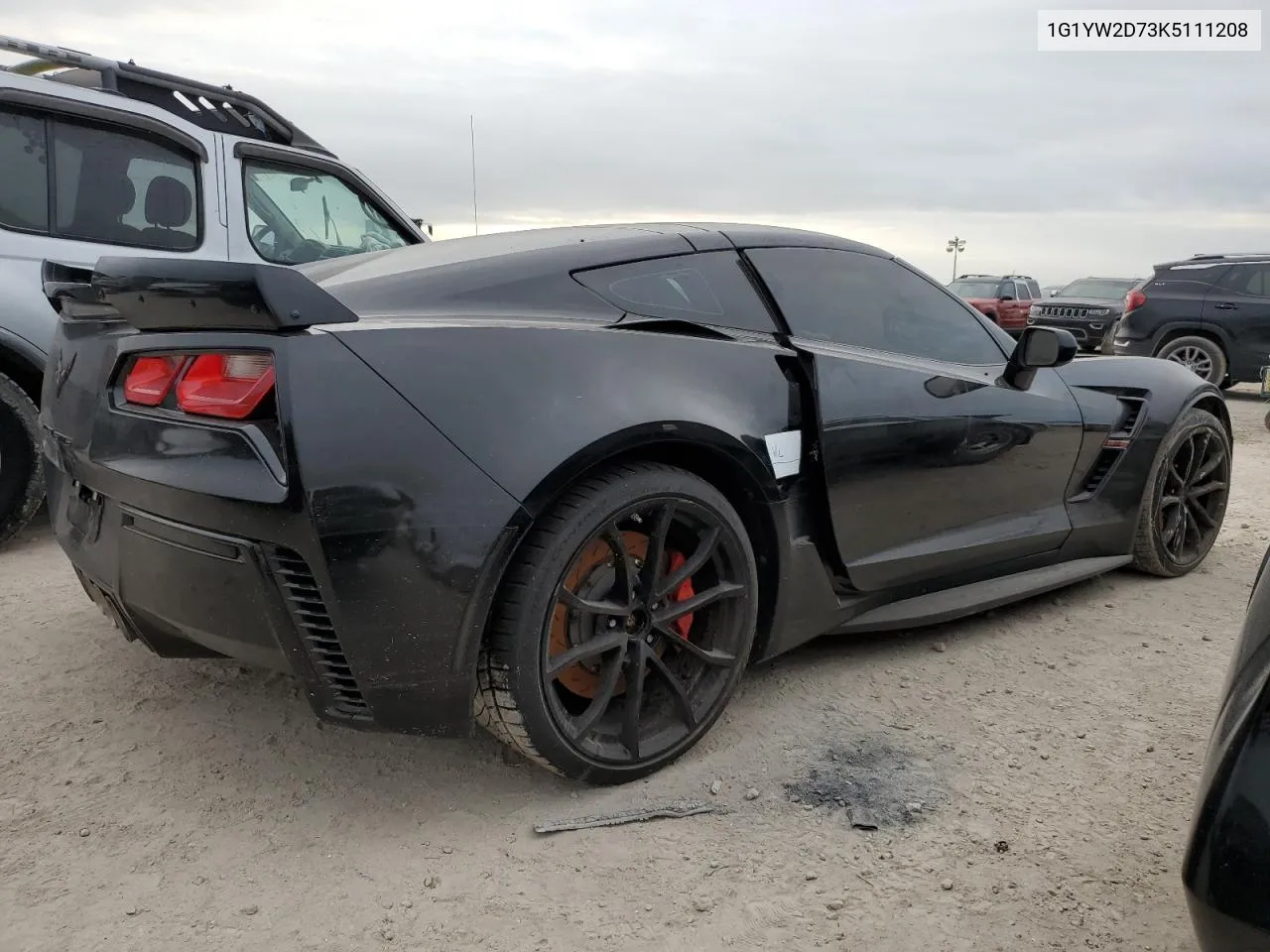 1G1YW2D73K5111208 2019 Chevrolet Corvette Grand Sport 1Lt