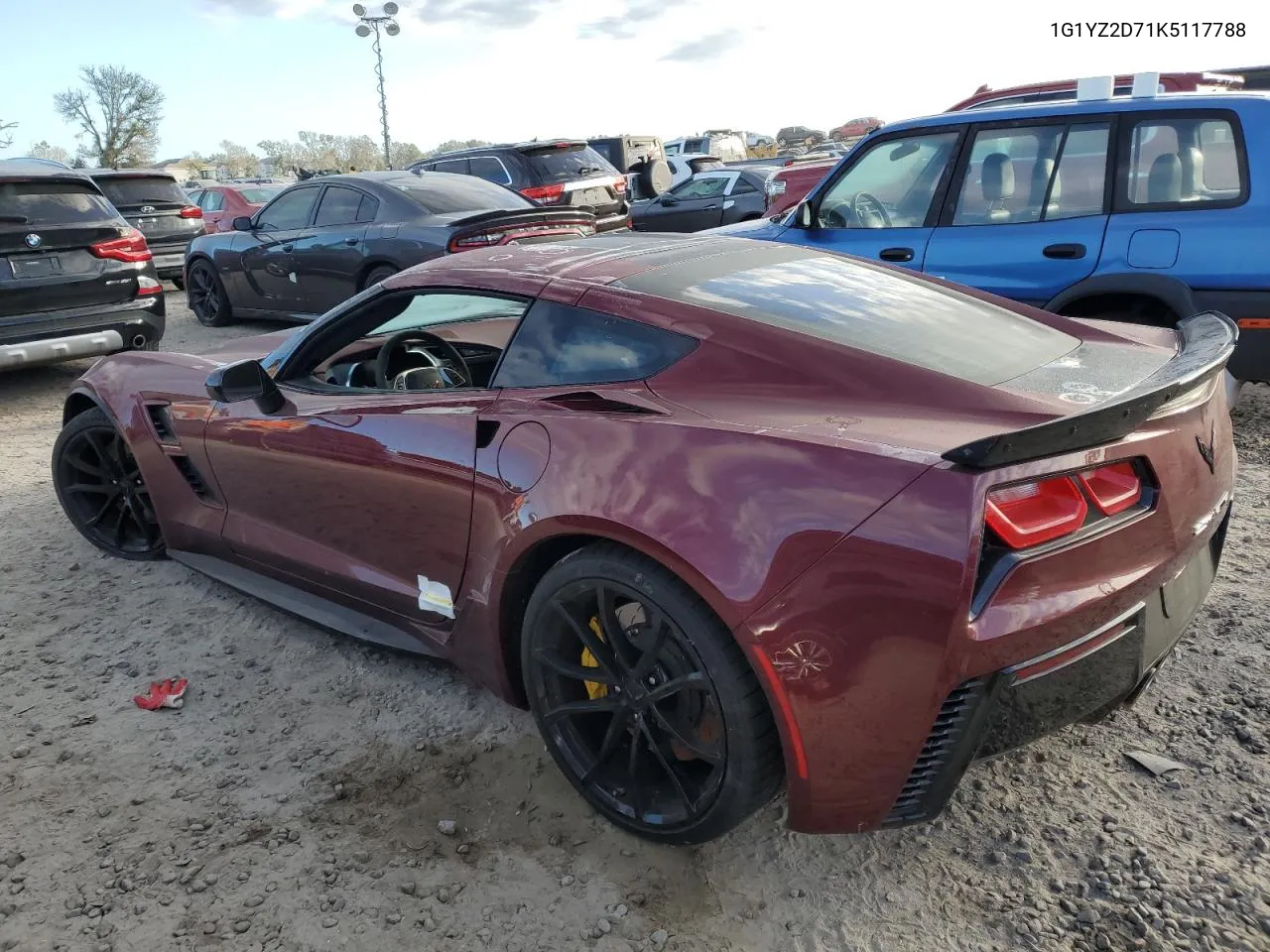 2019 Chevrolet Corvette Grand Sport 3Lt VIN: 1G1YZ2D71K5117788 Lot: 76973344