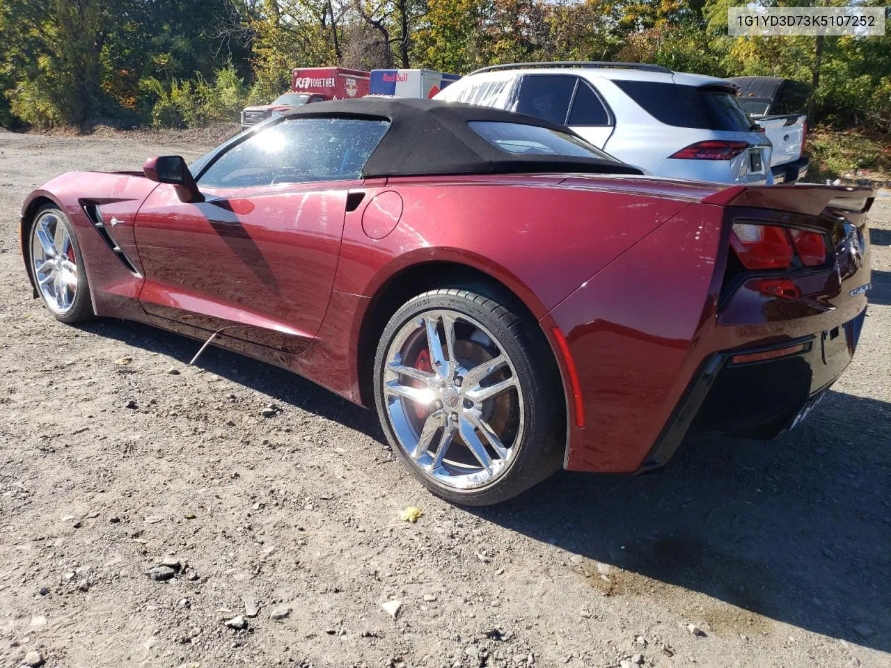 2019 Chevrolet Corvette Stingray 2Lt VIN: 1G1YD3D73K5107252 Lot: 77106114