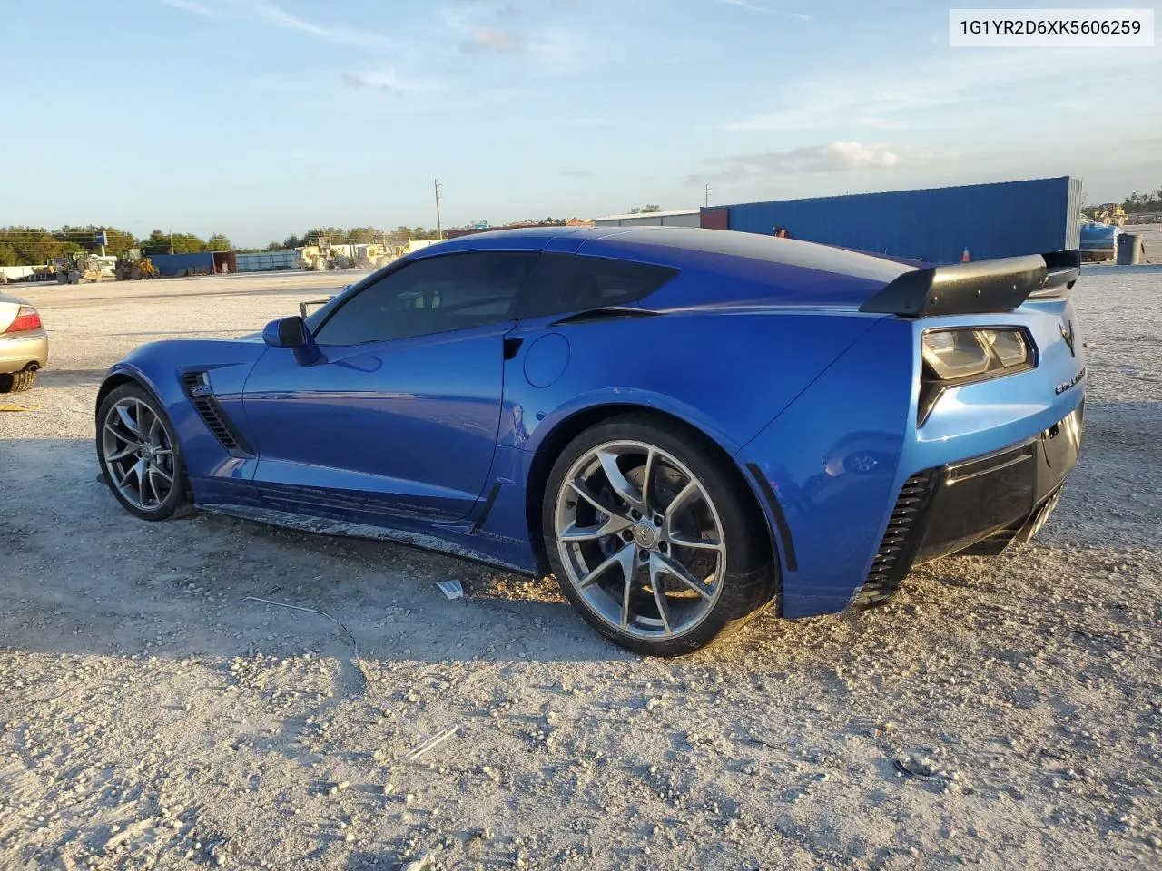 2019 Chevrolet Corvette Z06 2Lz VIN: 1G1YR2D6XK5606259 Lot: 77115854