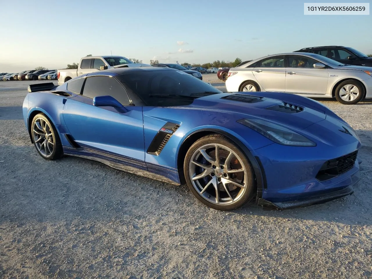 2019 Chevrolet Corvette Z06 2Lz VIN: 1G1YR2D6XK5606259 Lot: 77115854