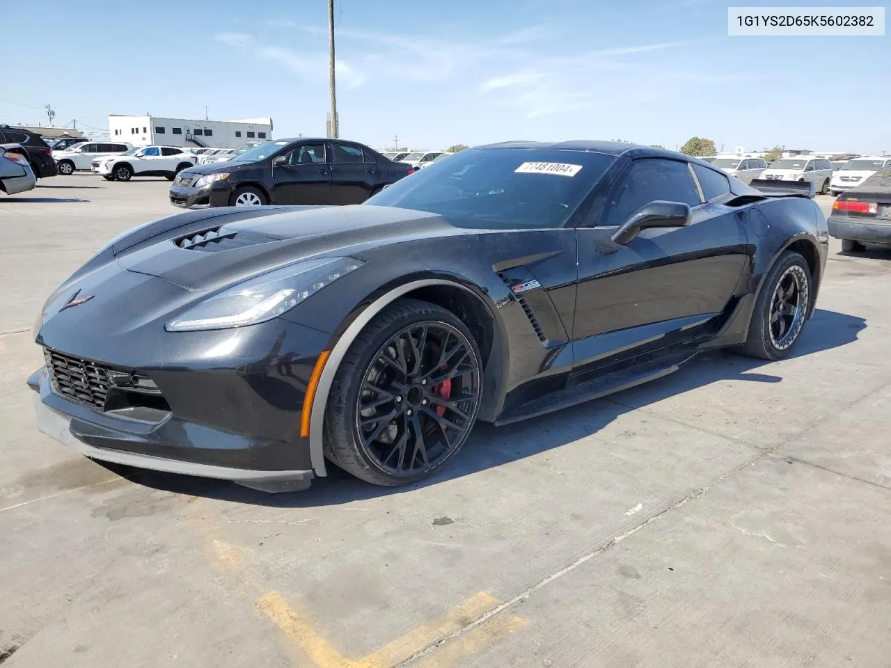 2019 Chevrolet Corvette Z06 2Lz VIN: 1G1YS2D65K5602382 Lot: 77481004