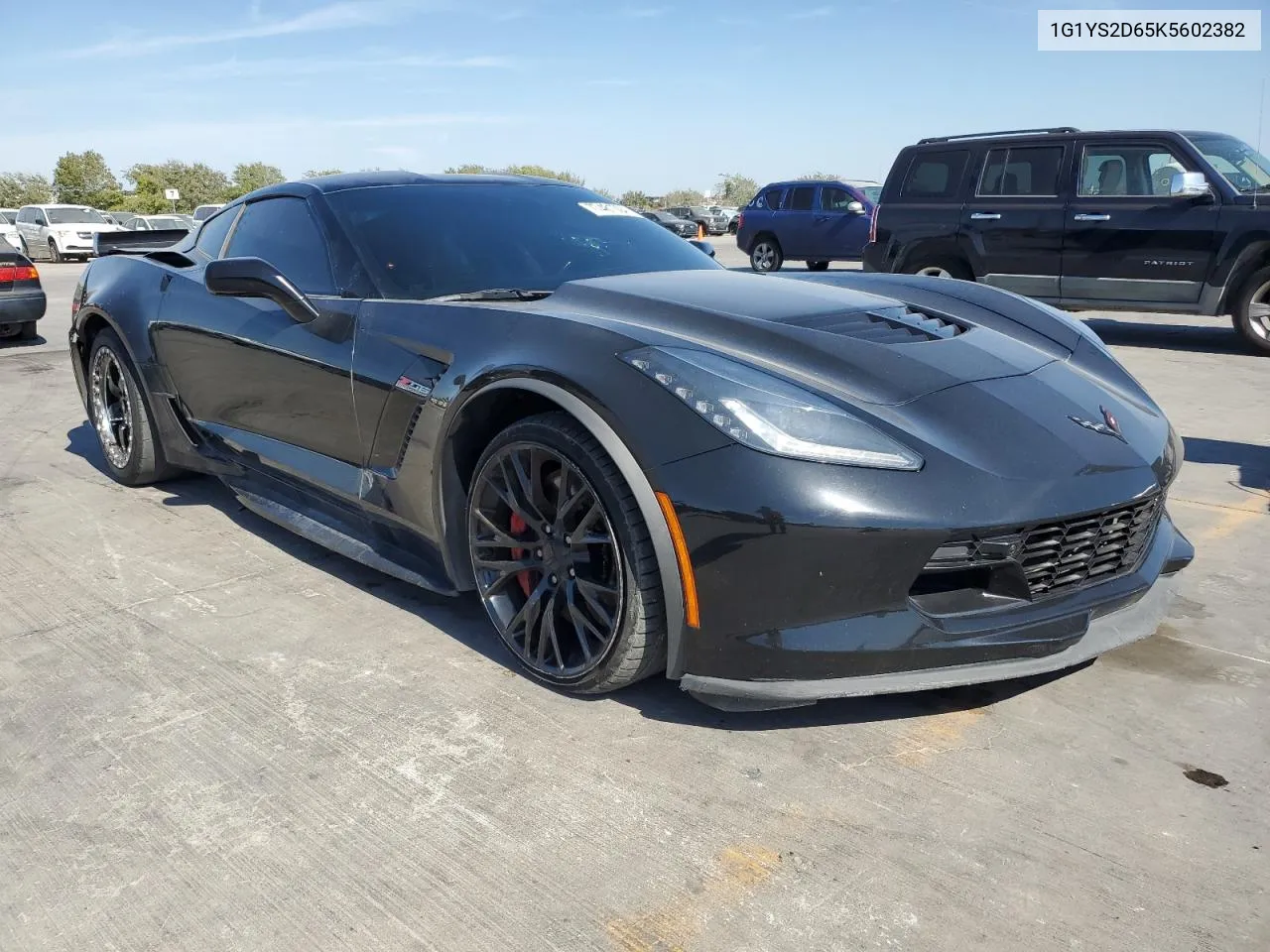 2019 Chevrolet Corvette Z06 2Lz VIN: 1G1YS2D65K5602382 Lot: 77481004