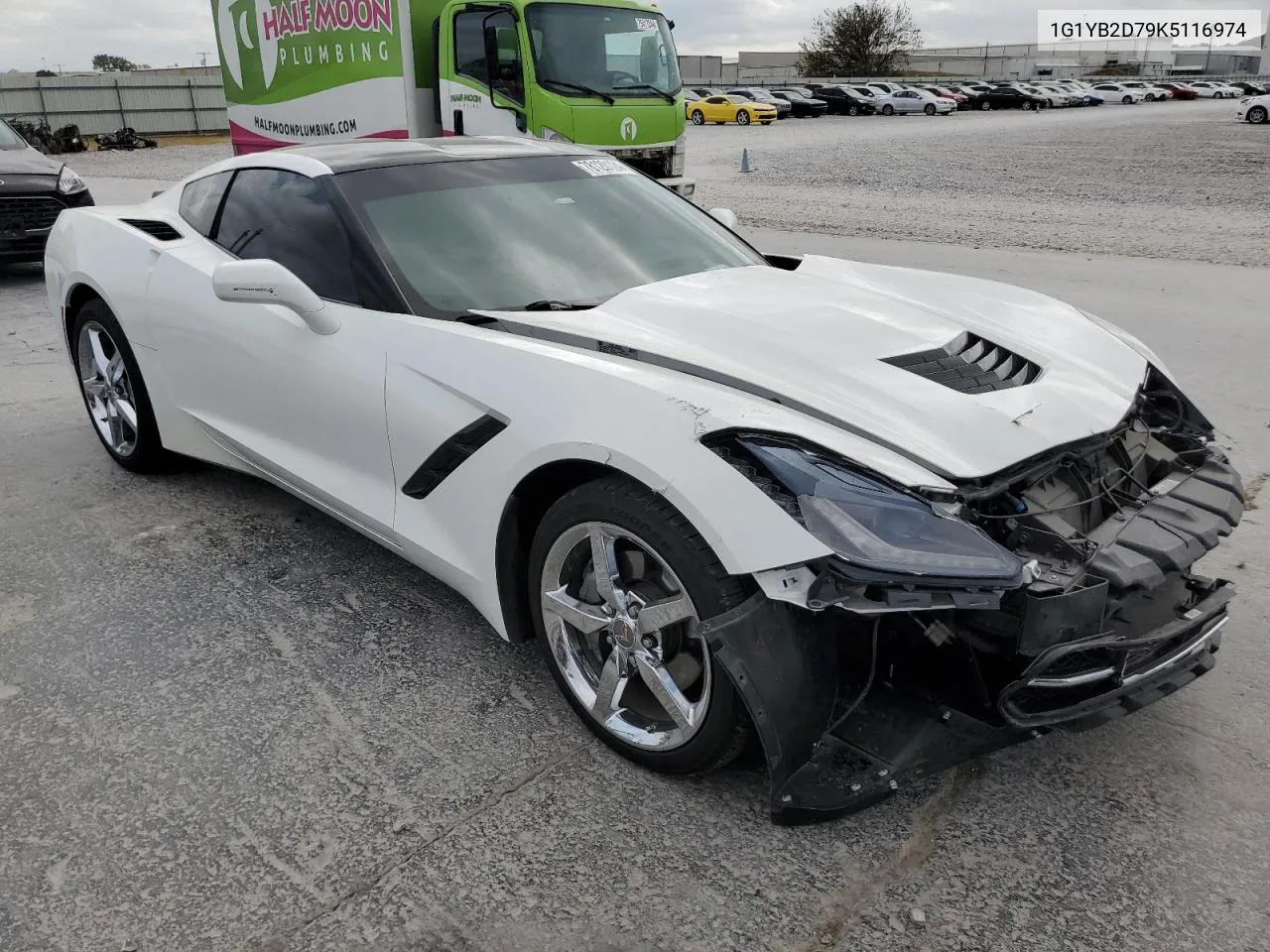 2019 Chevrolet Corvette Stingray 1Lt VIN: 1G1YB2D79K5116974 Lot: 78120124