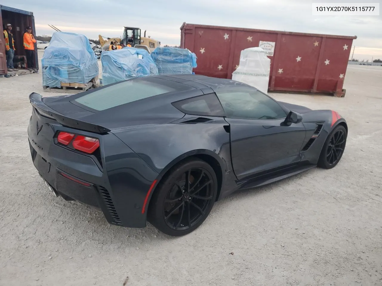 2019 Chevrolet Corvette Grand Sport 2Lt VIN: 1G1YX2D70K5115777 Lot: 78260744