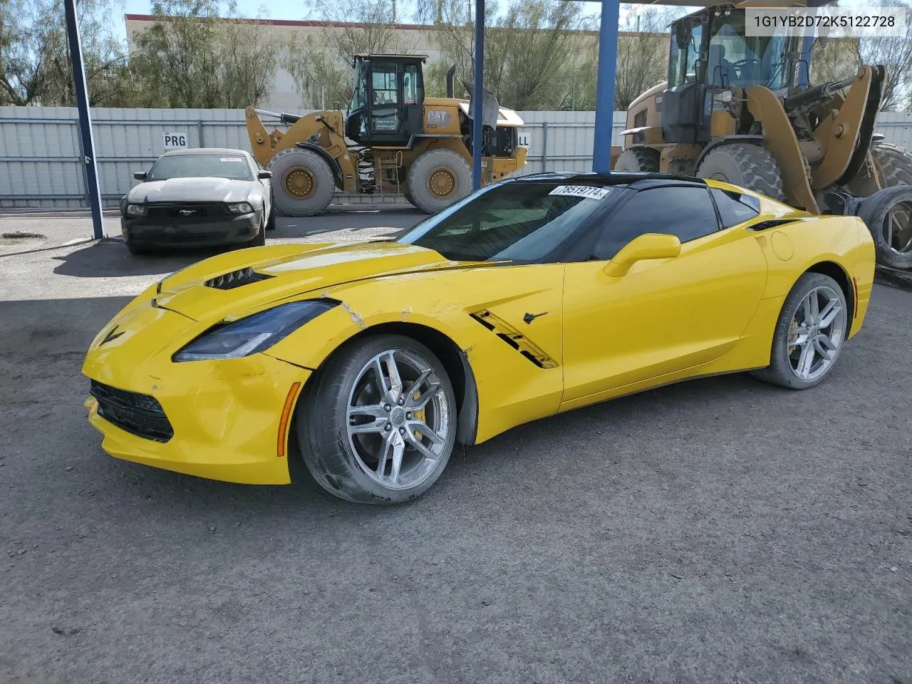 2019 Chevrolet Corvette Stingray 1Lt VIN: 1G1YB2D72K5122728 Lot: 78519774