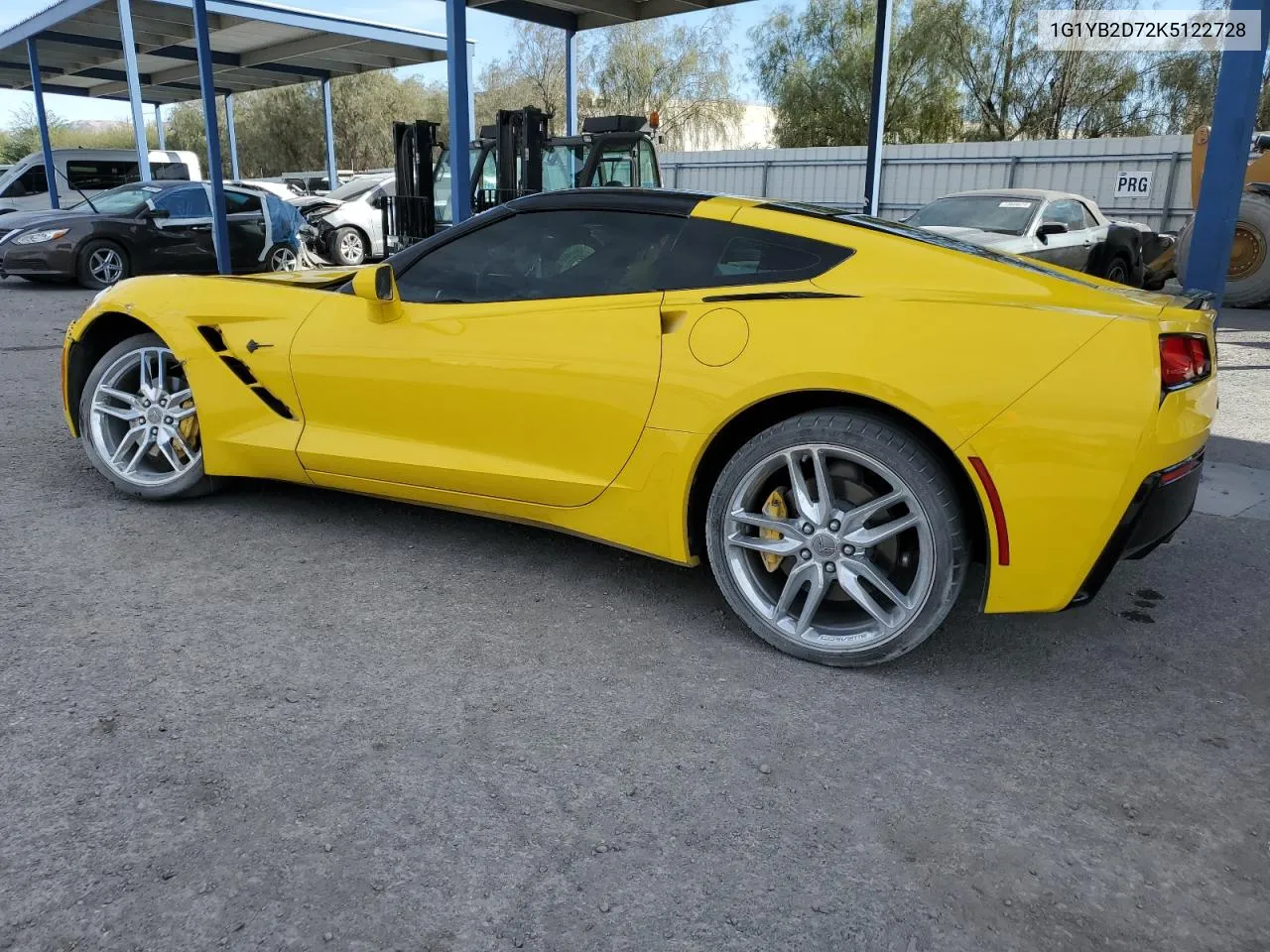 2019 Chevrolet Corvette Stingray 1Lt VIN: 1G1YB2D72K5122728 Lot: 78519774