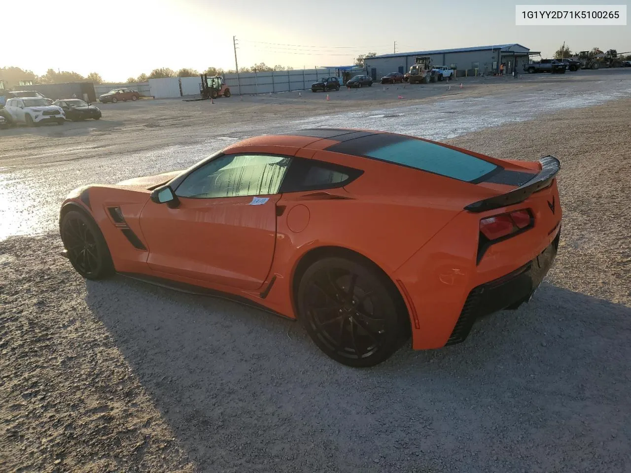 2019 Chevrolet Corvette Grand Sport 2Lt VIN: 1G1YY2D71K5100265 Lot: 78802304