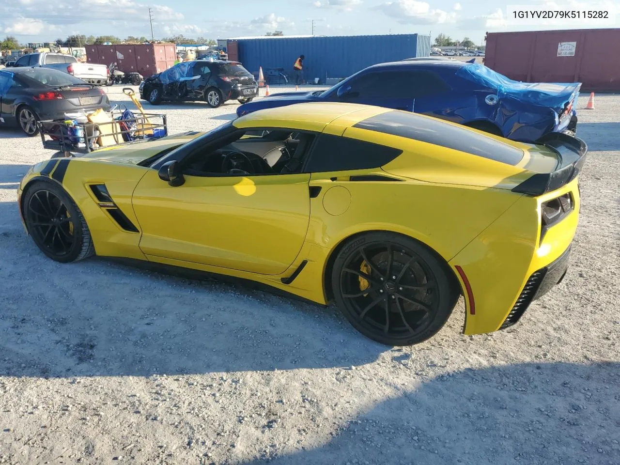 2019 Chevrolet Corvette Grand Sport 1Lt VIN: 1G1YV2D79K5115282 Lot: 80503004