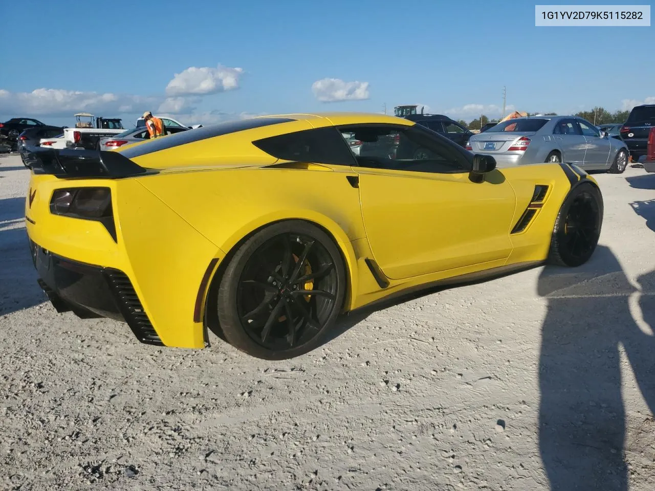 2019 Chevrolet Corvette Grand Sport 1Lt VIN: 1G1YV2D79K5115282 Lot: 80503004