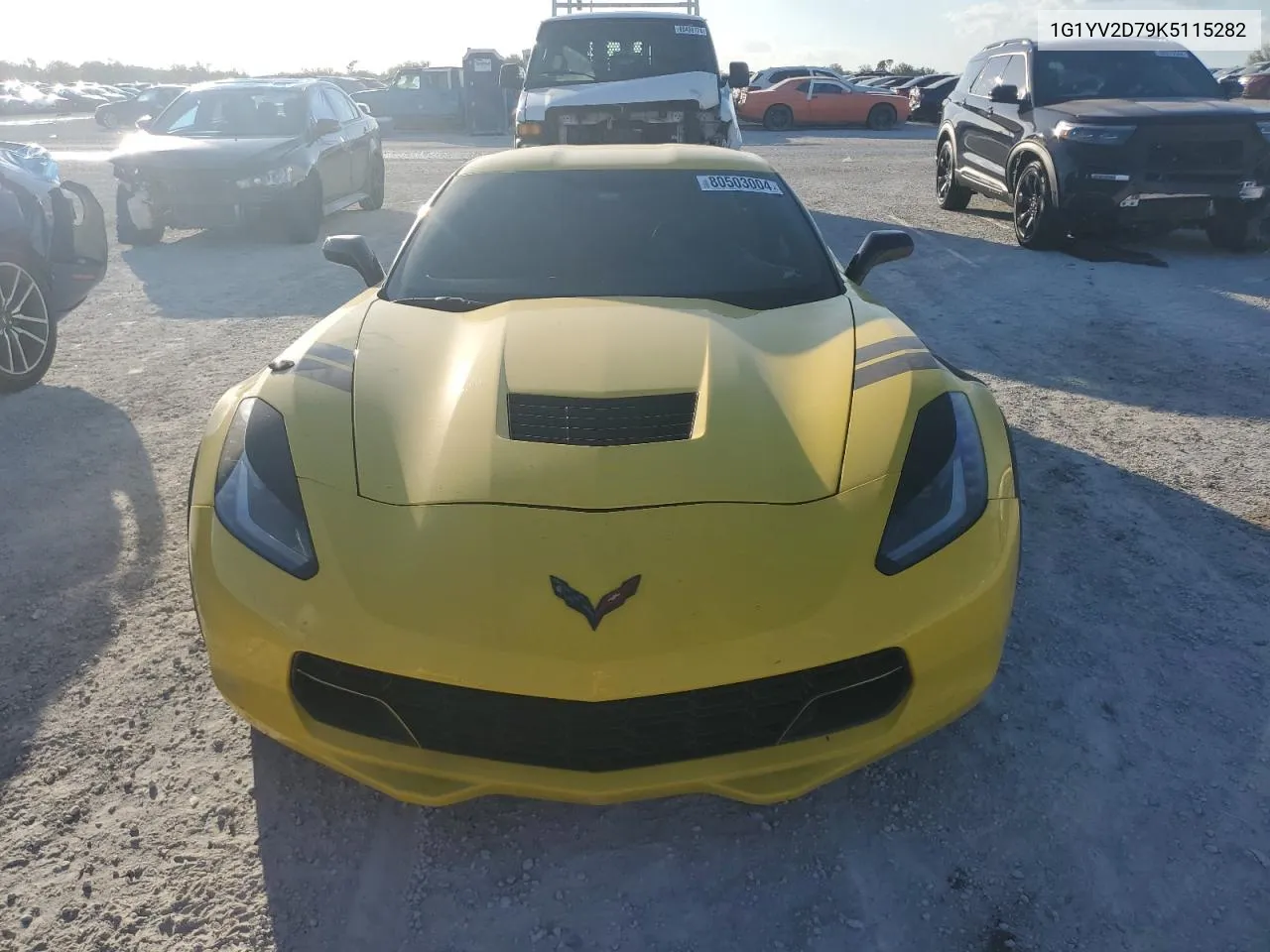 2019 Chevrolet Corvette Grand Sport 1Lt VIN: 1G1YV2D79K5115282 Lot: 80503004