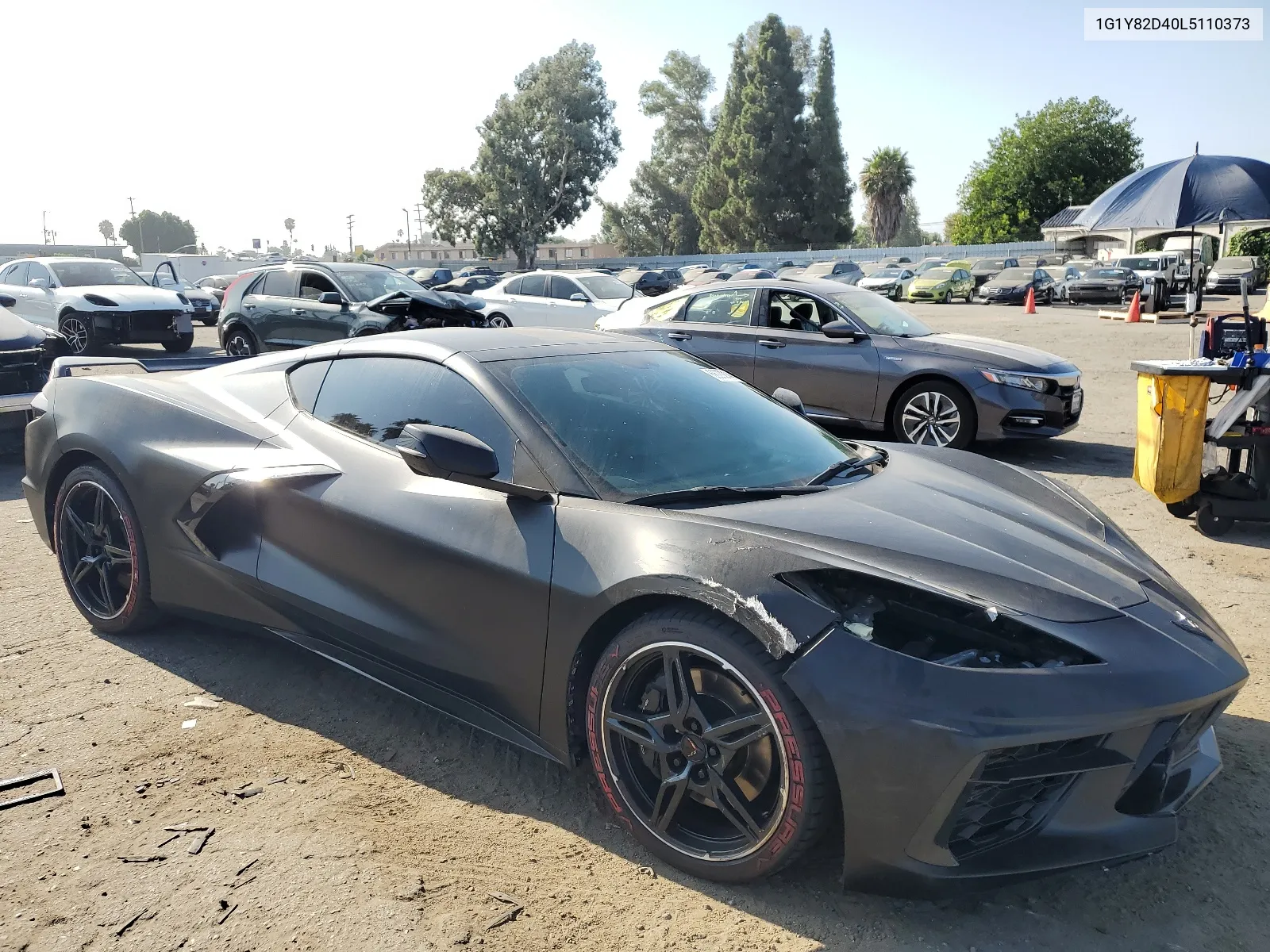 2020 Chevrolet Corvette Stingray 3Lt VIN: 1G1Y82D40L5110373 Lot: 66202144