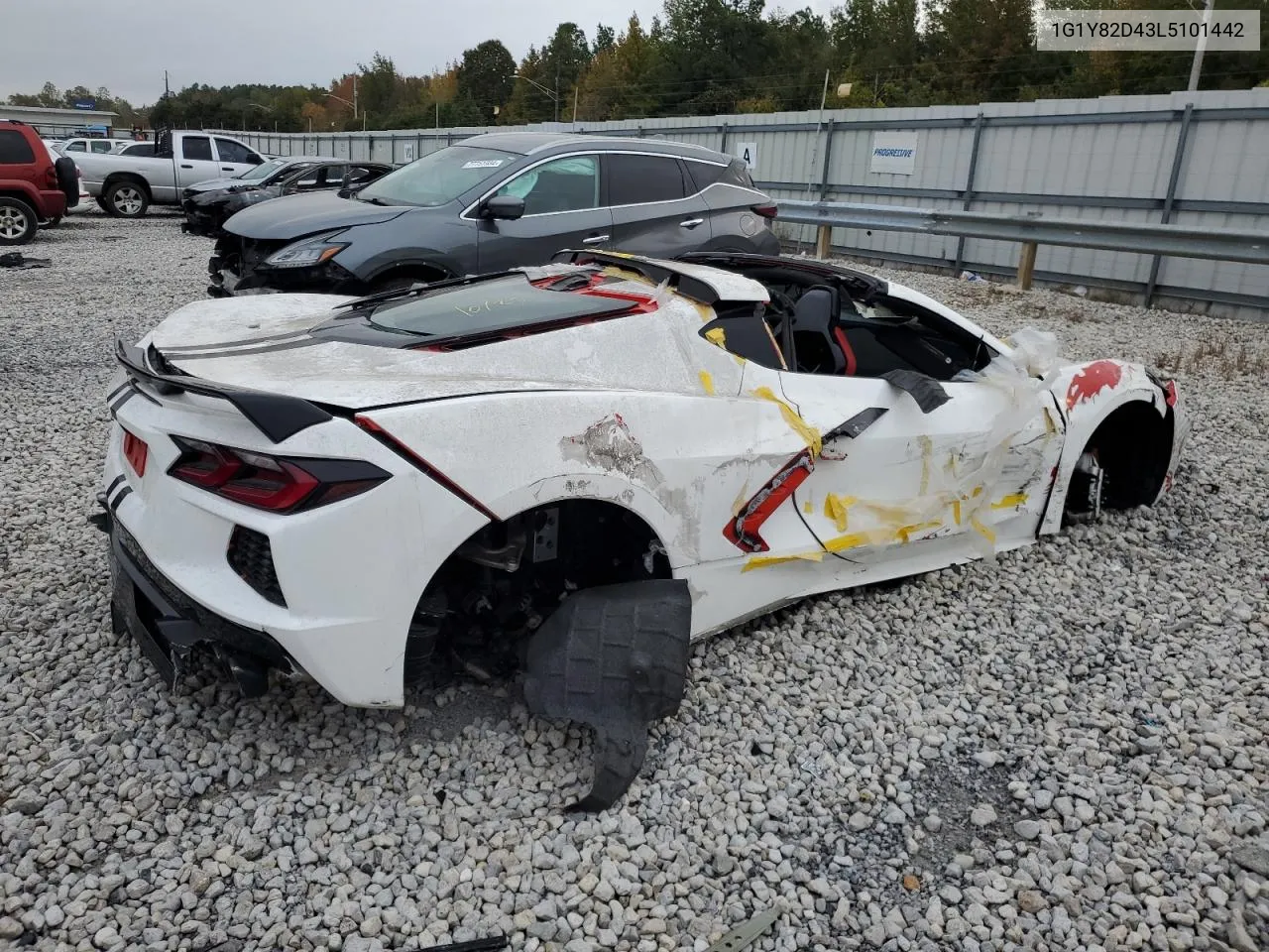 2020 Chevrolet Corvette Stingray 3Lt VIN: 1G1Y82D43L5101442 Lot: 70041624