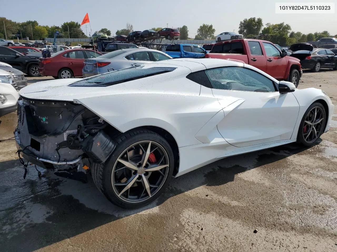 1G1Y82D47L5110323 2020 Chevrolet Corvette Stingray 3Lt